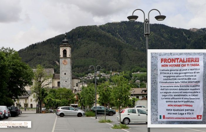 Volantini in Valle Vigezzo: ‘’Frontaliere, non votare chi ti tassa!'’
