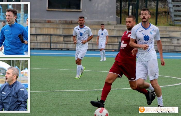 Nella foto: la Virtus in campo nel trofeo Brizio; nei riquadri il capitano Andrea Cotroneo e l'allenatore Manolo Giampaolo