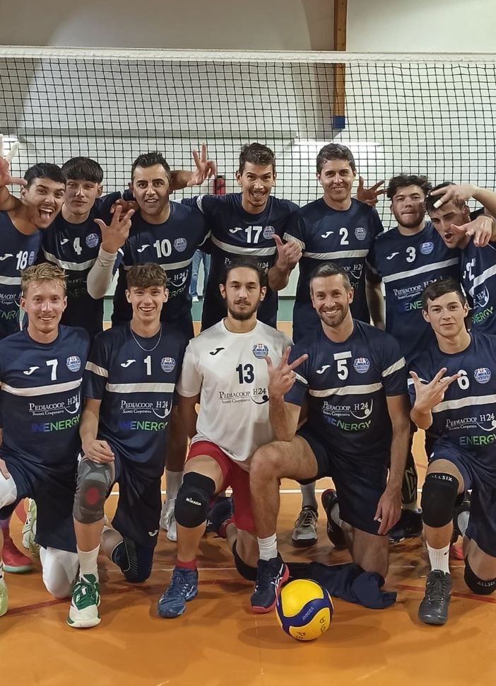 Tris di vittorie: Pediacoop H24 Domo si impone ad Aosta e rimane in testa alla classifica