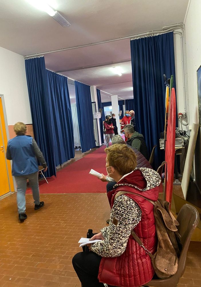 Aperto il punto vaccinale di Baceno, somministrate 120 dosi FOTO