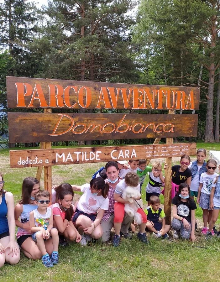 A Domobianca un parco avventura intitolato alla piccola Matilde Cara