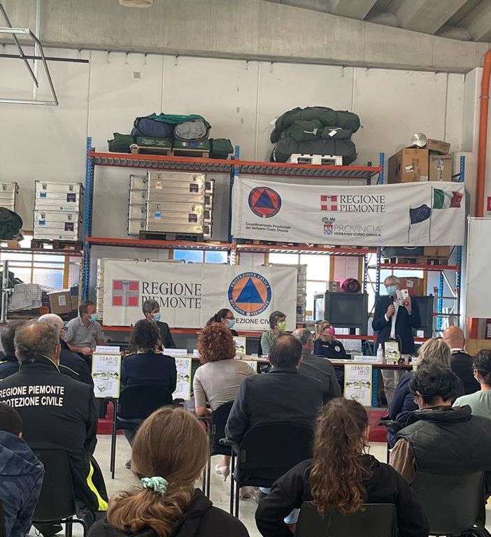 Presentato alla sede della Protezione Civile del Vco il Diario Amico