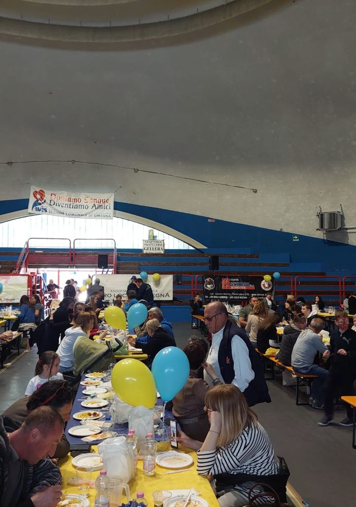Ieri il pranzo della solidarietà con i profughi ucraini
