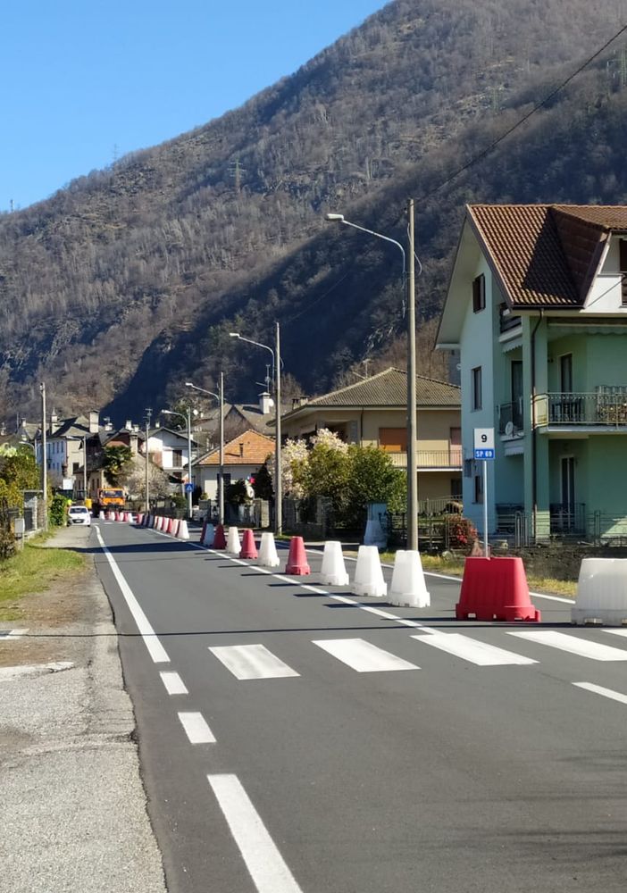 Cosasca, nuovi marciapiedi dall'ex latteria a località Quarata