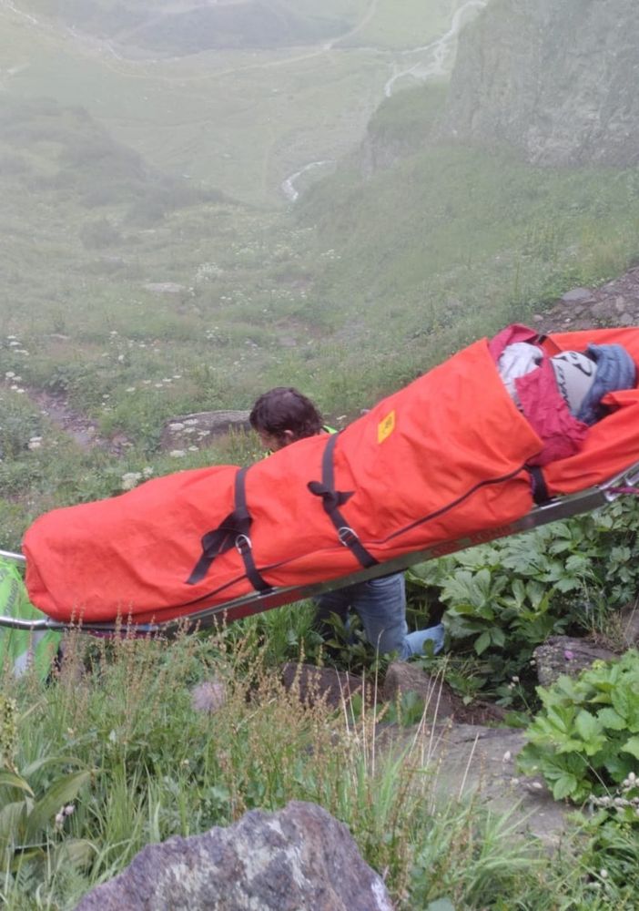 Le operazioni di soccorso tra la nebbia alla Diga dei Sabbioni