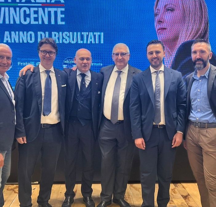 Fratelli d'Italia celebra il primo anno di governo Meloni. A Torino anche i rappresentanti del Vco