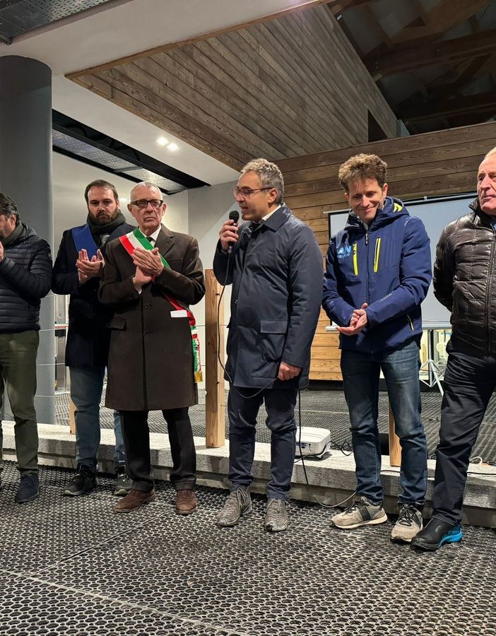 Taglio del nastro per la nuova cabinovia di San Domenico FOTO VIDEO