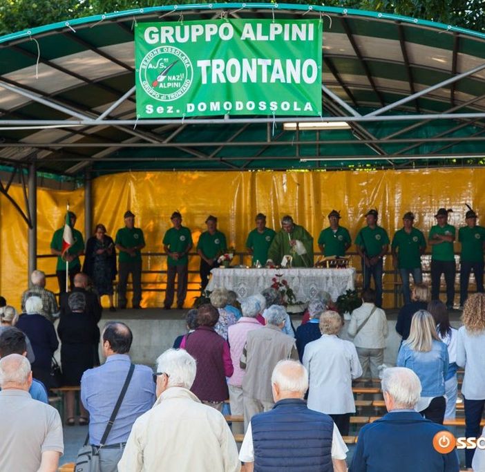 A fine agosto la festa campestre degli alpini di Trontano