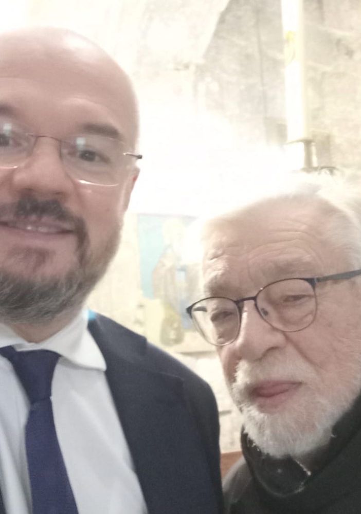 Ex sindaco ed ex parroco di Vogogna si incontrano a Gerusalemme VIDEO