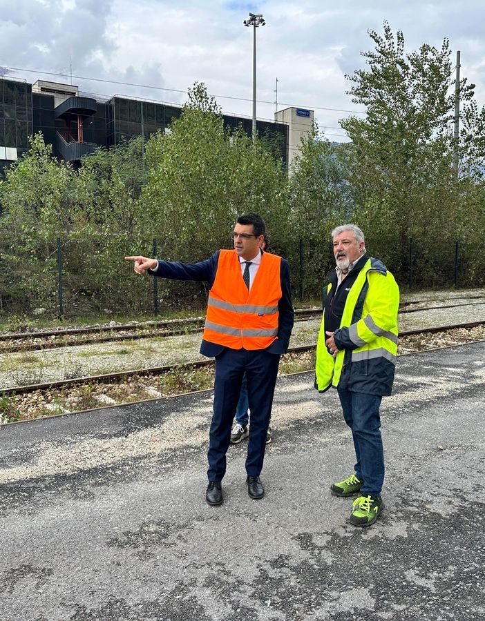 Sopralluogo dell'assessore regionale Bussalino a Domo2: &quot;Scalo strategico per tutta Italia&quot;