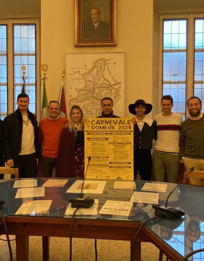 Domodossola inizia a tingersi di giallo: presentato il Carnevale 2024  FOTO E VIDEO