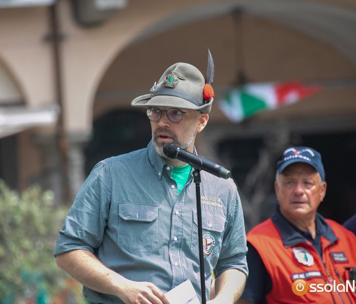 Il grazie di Panza alle penne nere