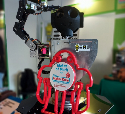 Elettra Robotics Lab premiata alla Maker Faire 2024