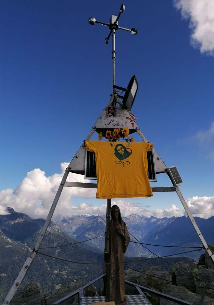 Sul Pizzo Albiona brilla una luce in ricordo di Matilde Cara