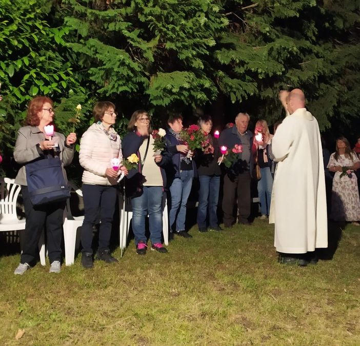 Festa di Santa Rita, tanti fedeli alla messa al Croppo di Trontano