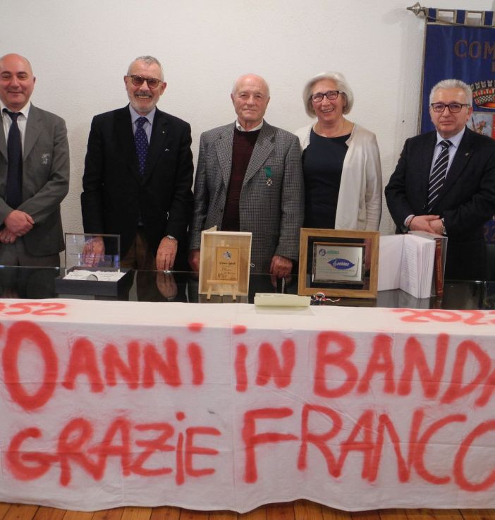 Varzo, 70 anni “in banda” per Franco Biselli