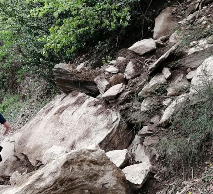 La beffa dopo i lavori: nuova frana in Val Grande