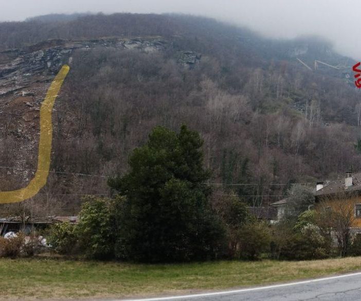 Non rientrano a casa le famiglie evacuate dopo la frana a Crodo