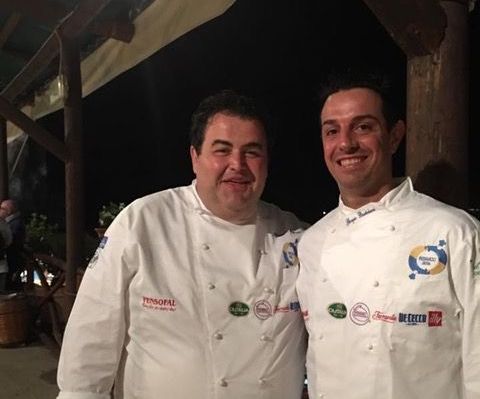 Chef Bartolucci alla grande festa gastronomica organizzata da Gennaro Esposito