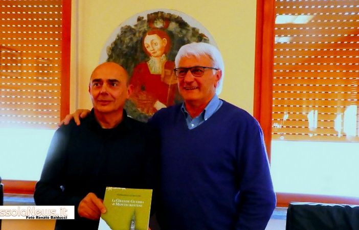 Pierangelo Molini (a sinistra) con il sindaco Renato Punchia