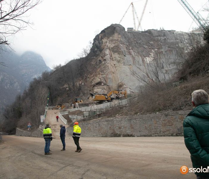 Crevoladossola: altri sopralluoghi in cava, ancora chiusa la provinciale