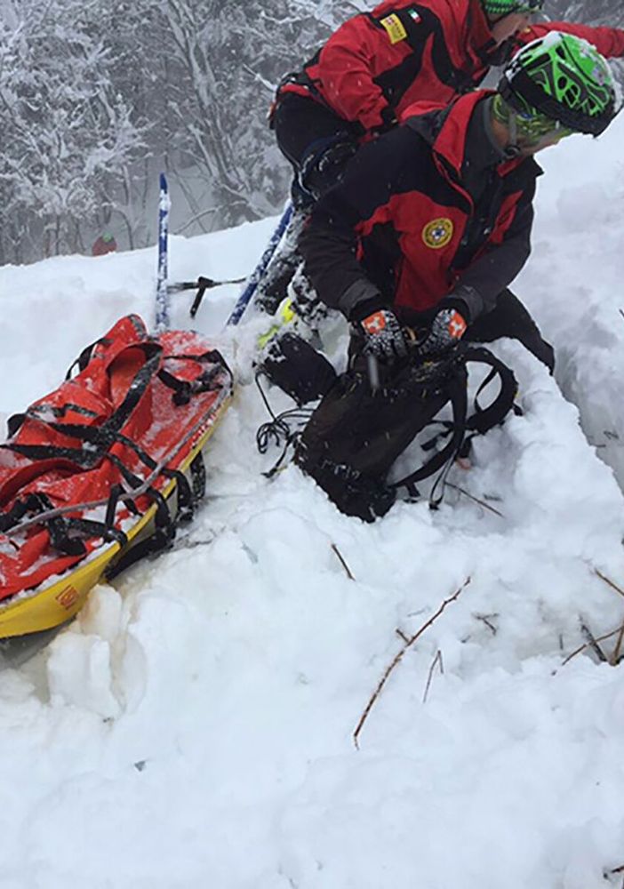 Alpinista infortunato ad un ginocchio sul Monte Cazzola