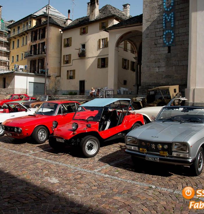 Esposizione di vetture d'epoca a Craveggia