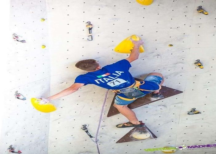Nicolò Balducci in semifinale ai Mondiali di Arrampicata