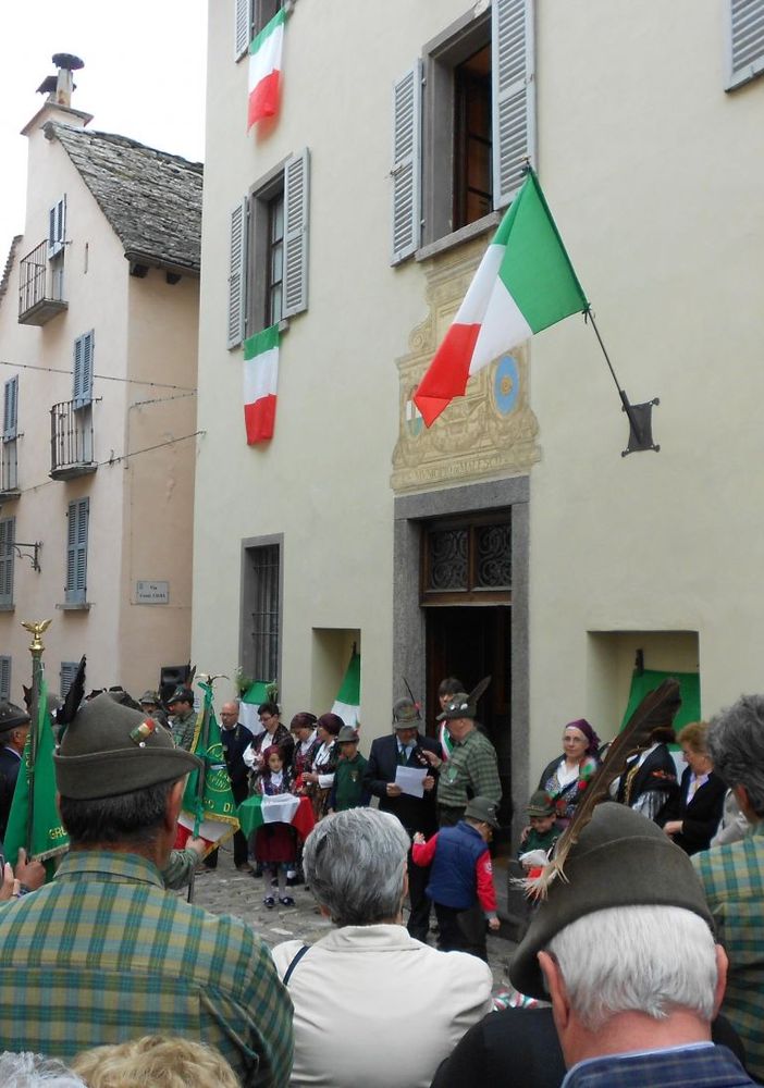 A Malesco il raduno del Gruppo Alpini Valle Vigezzo