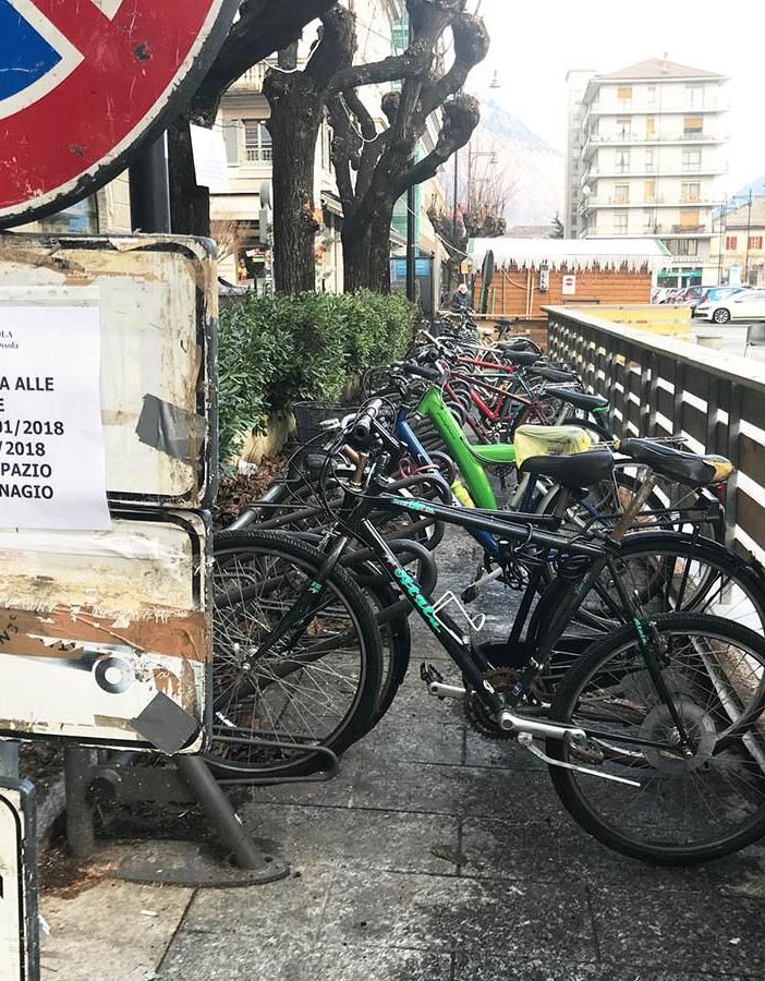 Vanno all'asta 33 biciclette recuperate dal Comune di Domo