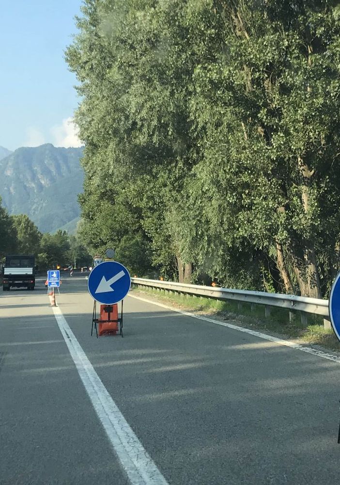 Martedì carreggiata sud della SS33 chiusa tra Anzola e Ornavasso dalle 7 alle 19