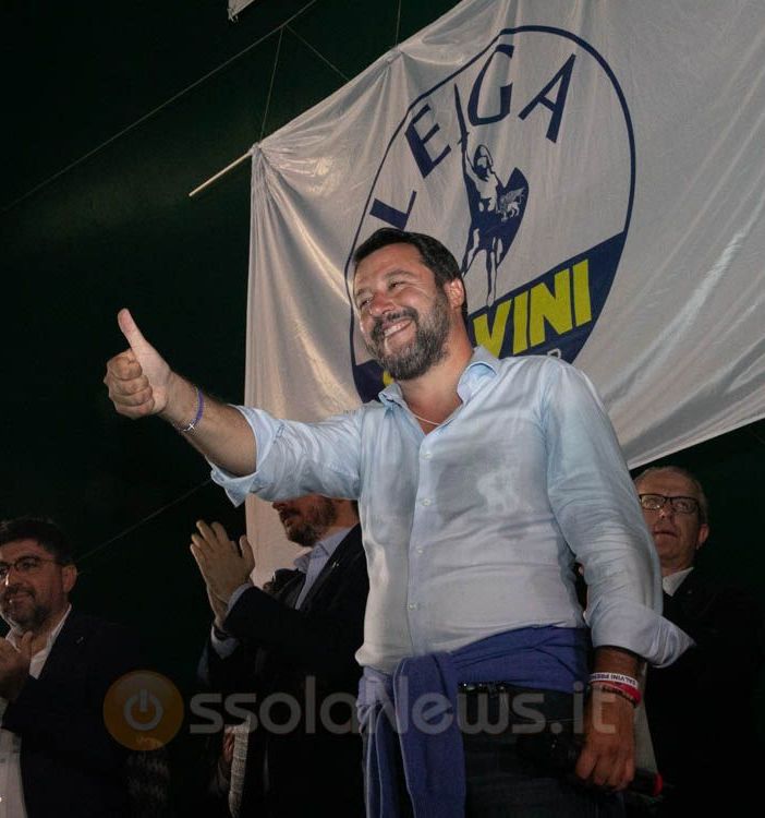 Matteo Salvini alla Lega Fest di Domo