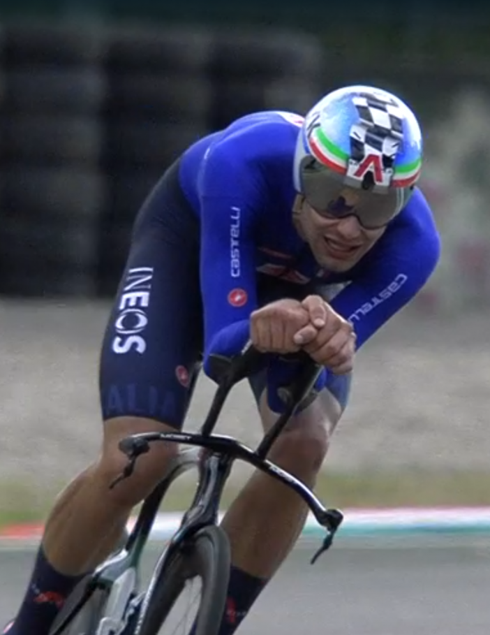 Filippo Ganna conquista per la terza volta il titolo italiano a cronometro