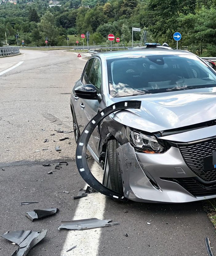 Incidente all'imbocco della superstrada a Varzo