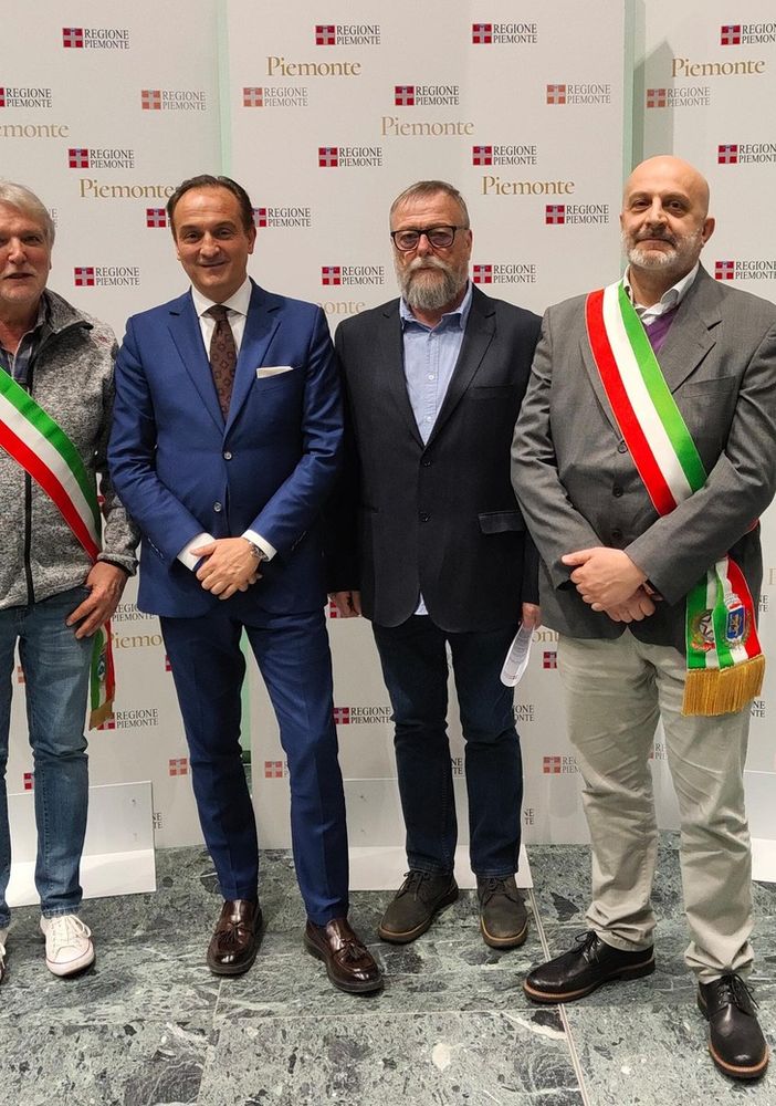 Contributi regionali per i comuni, i sindaci Ferroni e Barbetta incontrano il presidente Cirio