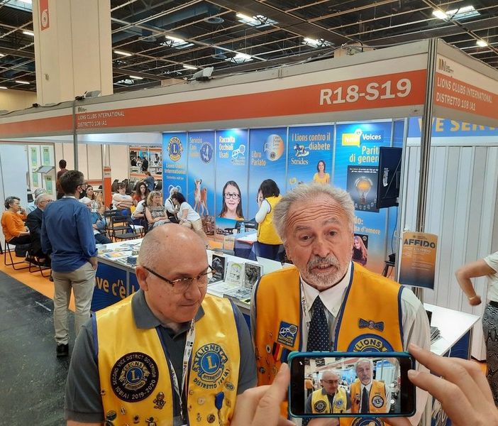 I Lions al SalTo22: “Siamo presenti per far vedere che siamo a disposizione di chi ha bisogno”. VIDEO