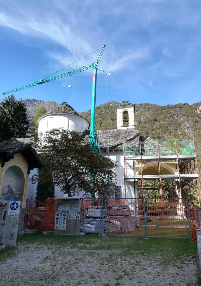 Bannio, lavori al Santuario della Madonna della Neve che si appresta a compiere 400 anni