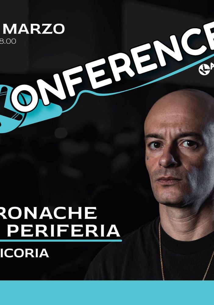 Continua il progetto “Konference”, il 25 marzo incontro con l'artista rap Chicoria