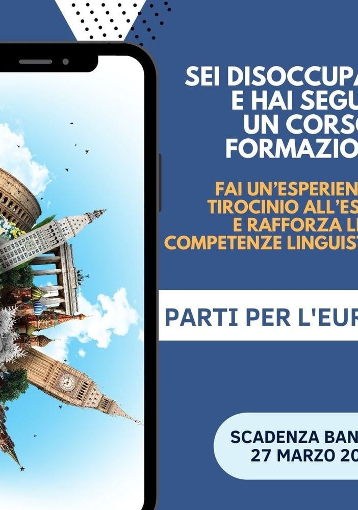 Seminario per conoscere le borse per i tirocini di Erasmus per neodiplomati e disoccupati