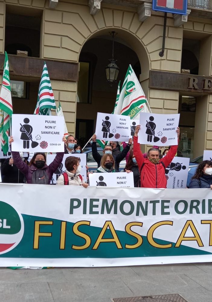 Sciopero contro appalto pulizie Asl, Fisascat Cisl: &quot;Pronti a nuove azioni&quot;