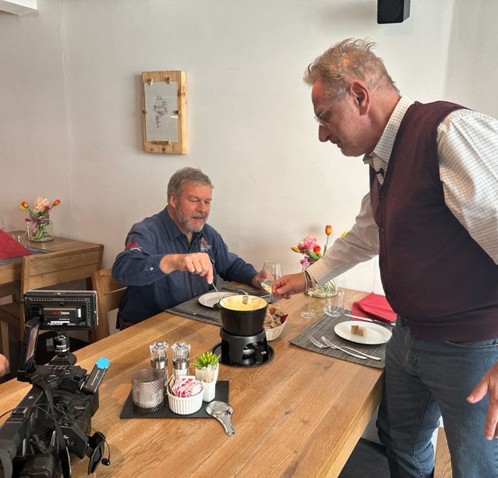 Le telecamere di Studio Aperto Mag allo Stockalperturm di Gondo FOTO