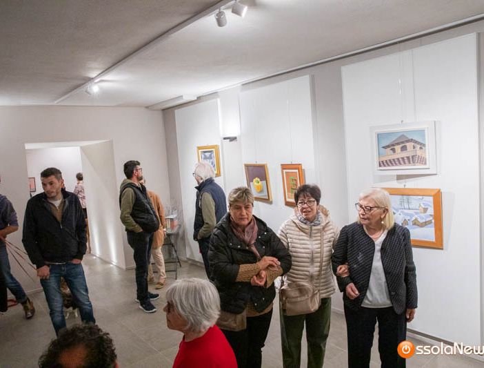 Al Caveau la mostra dedicata al pittore Franco Busca FOTO