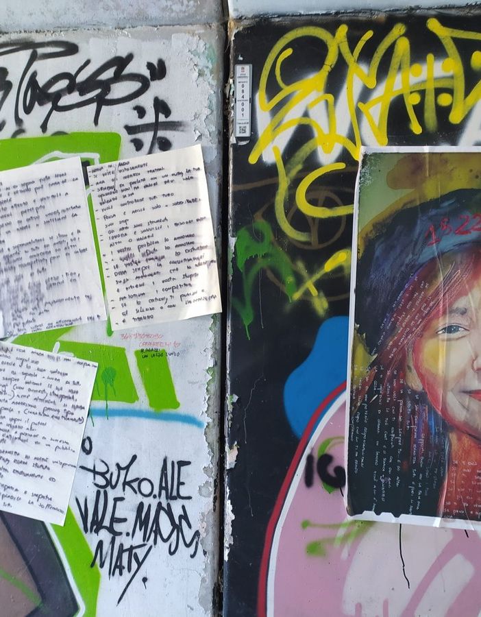 A Domodossola un nuovo murale dedicato a Giulia Cecchettin