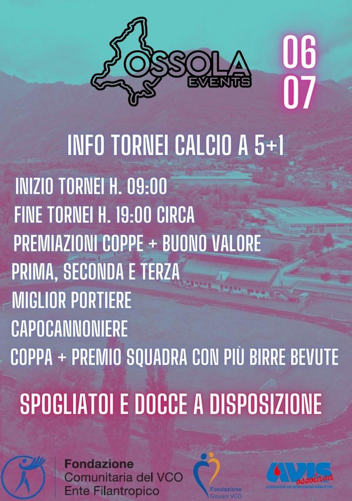 Ossola Events: il gruppo giovani dona fondi al Corpo Volontari Soccorso