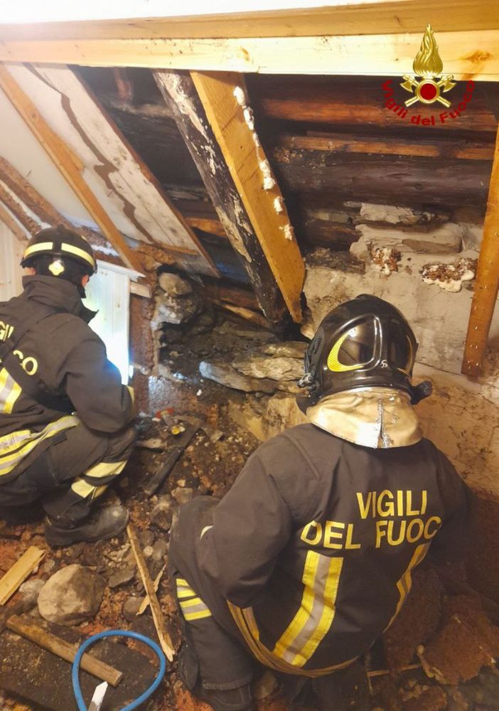 Principio di incendio nella notte a Bannio Anzino