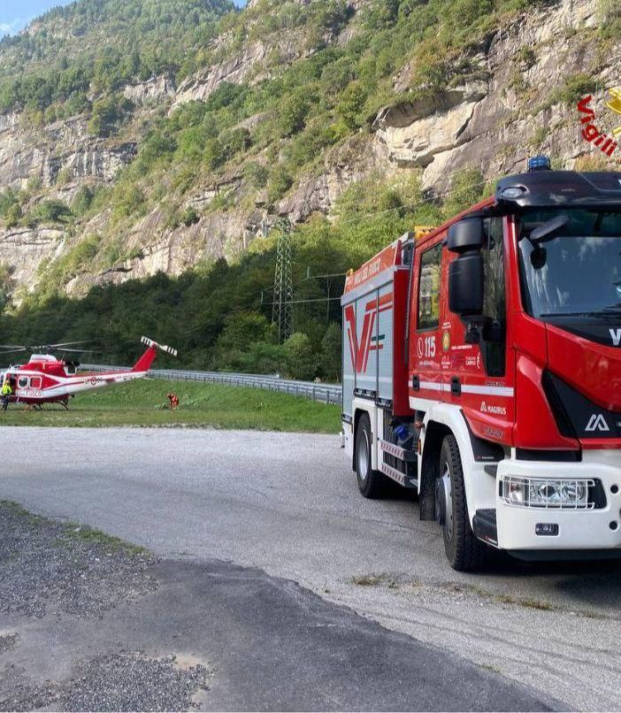Escursionista cade alla Ferrata Walser Fall a Croveo, salvato dai vigili del fuoco