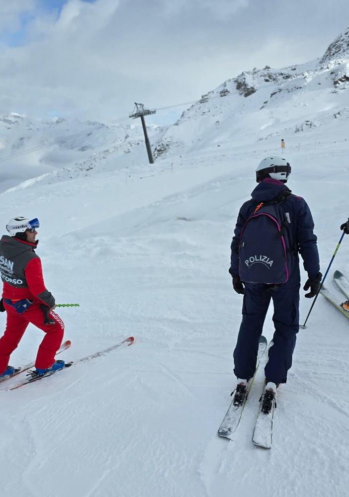 Sicurezza sulle piste da sci: tre agenti della polizia di Stato nel comprensorio di San Domenico