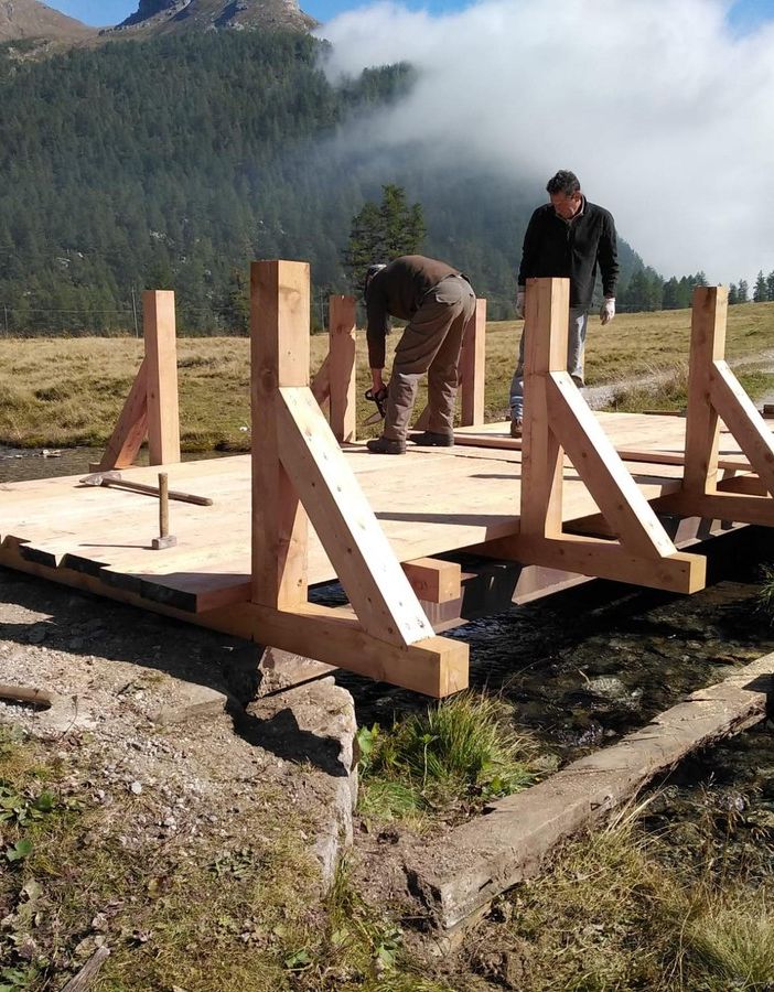 All'Alpe Veglia si ricostruiscono i ponti