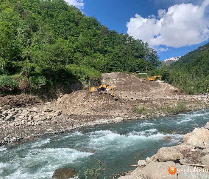 Divieto di balneazione nel Bogna, nella zona  dov'era caduta la frana
