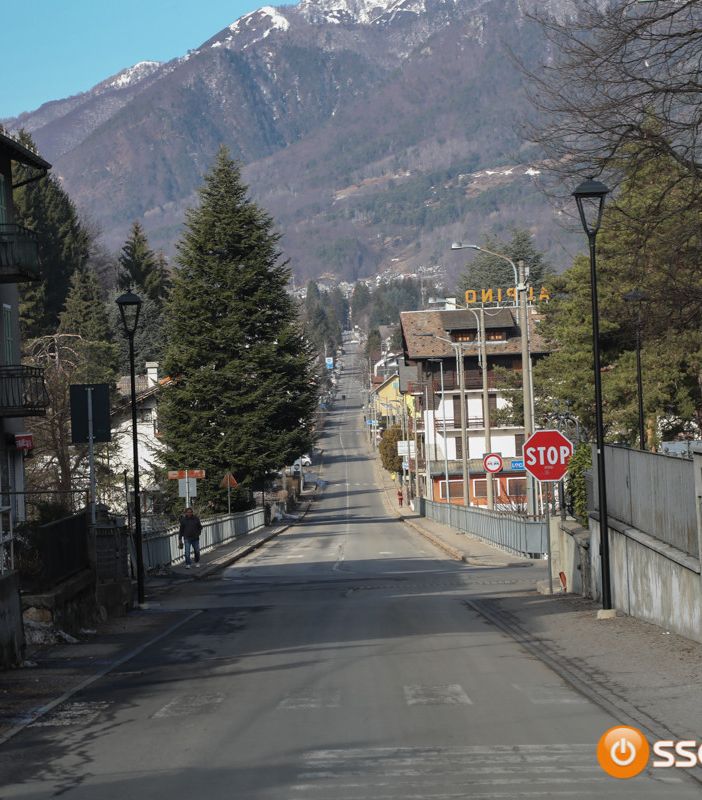 Valle Vigezzo deserta nel primo giorno di lockdown FOTO
